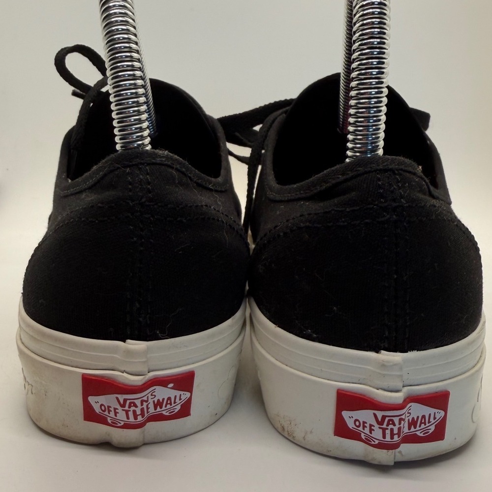 Vans Authentic Platform Heartbreaker Black Canvas Sneakers Womens 7.5 Mens 6 - Picture 8 of 14